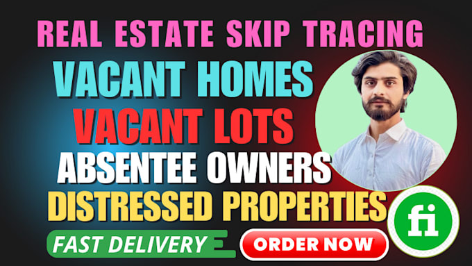 Gig Preview - Expert real estate skip tracing services for USA properties accurate fastresults