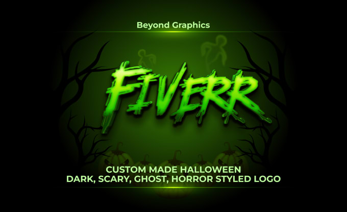 Gig Preview - Create halloween, dark, scary, ghost, horror style logo