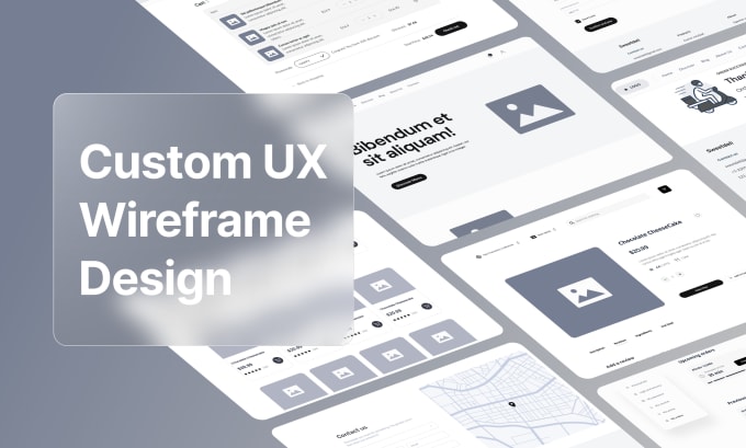 Gig Preview - Design wireframes for your website in figma