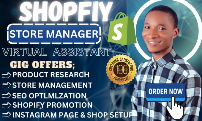 Gig Preview - Be your reliable shopify virtual assistant, marketing and shopify management