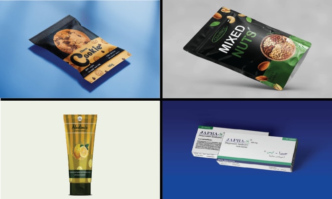 Gig Preview - Do pouch design, box design, tube design , food packaging design