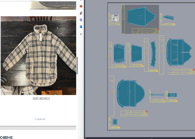 Gig Preview - Garments pattern, grading, size spec,tech pack all items