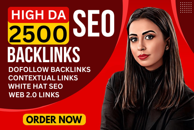 Gig Preview - Do high da white hat dofollow SEO contextual backlinks for google ranking