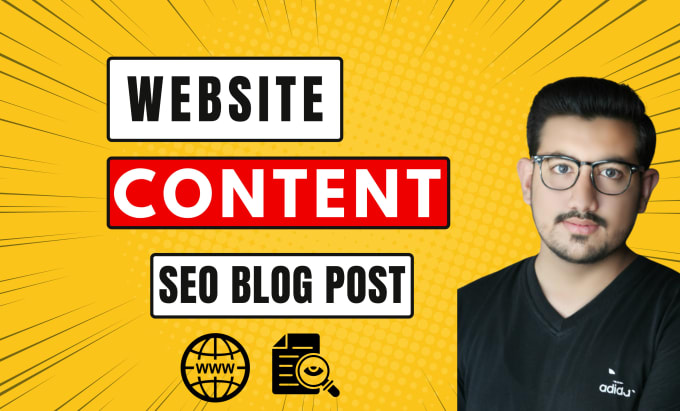 Gig Preview - Write SEO optimized web content and blog articles