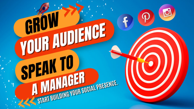 Gig Preview - Be facebook instagram pinterest social media marketing manager