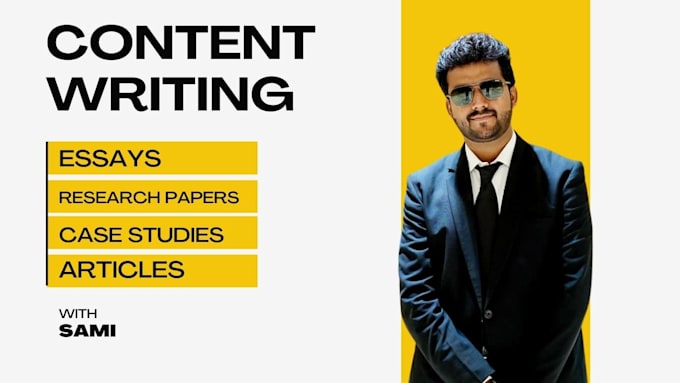 Gig Preview - Do expert essay writing, research, and case studies for business