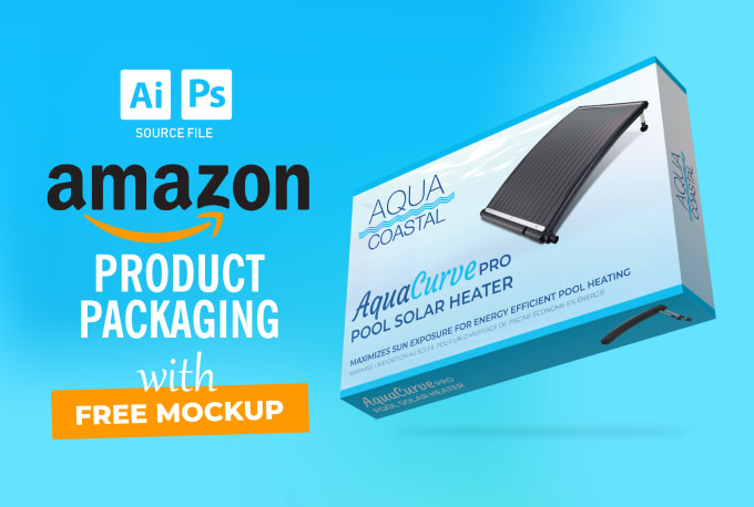 Gig Preview - Design premium amazon product packaging with a 3d mockup