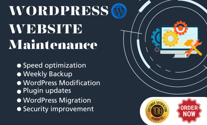 Gig Preview - Do wordpress website maintenance and  management