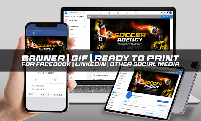 Gig Preview - Do web banner design and animated gif for sports ads