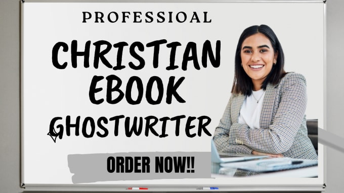 Gig Preview - Ghostwrite christian ebook, christian ebook writer, editor, and content writer