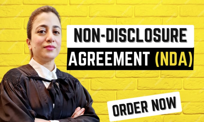 Gig Preview - Provide nda non disclosure and non compete agreement