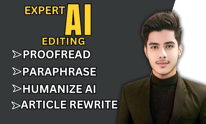 Bestseller - write rewrite edit proofread paraphrase a copy ai content book article or novel