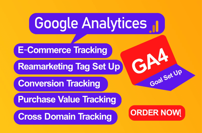 Gig Preview - Google analytics 4,ecommerce tracking,server side tracking,gtm,ga4,reporting