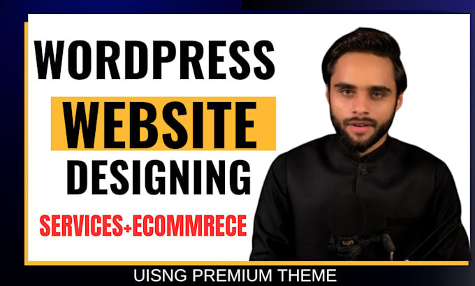 Gig Preview - Build a professional wordpress website, e commerce dropshipping store