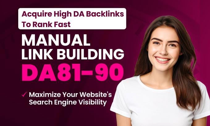 Gig Preview - Create manual high authority backlinks for google ranking