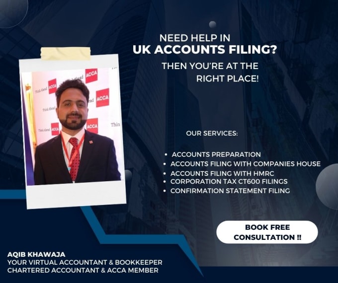 Gig Preview - File your UK company accounts, corporation tax with hmrc