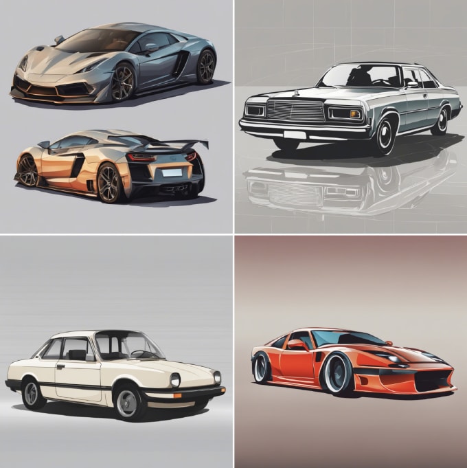 Gig Preview - Create professional car vector tracing for your design needs vectorworks expert