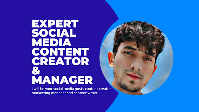 Gig Preview - Be your social media manager and content creator