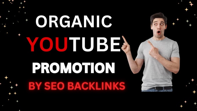 Gig Preview - Do organic youtube channel promotion by seo backlinks