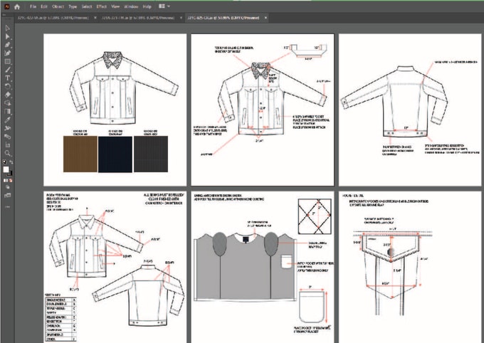 Gig Preview - Make garment tech pack any styles as your require