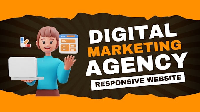 Gig Preview - Build a digital marketing agency website or smma website