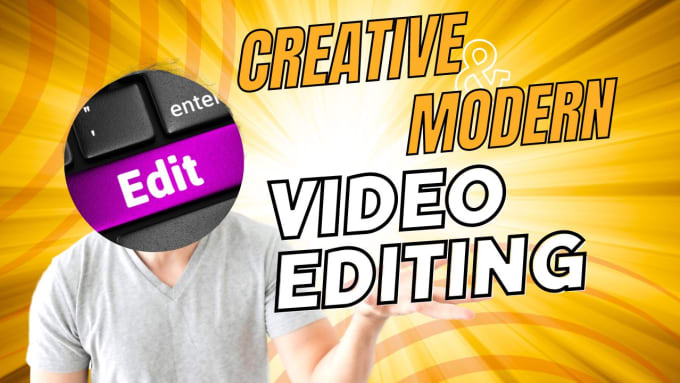 Gig Preview - Edit your youtube video in a creative and modern style