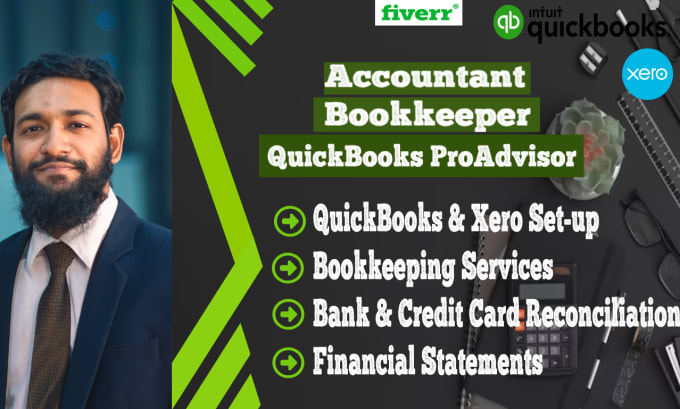 Gig Preview - Do quickbooks online bookkeeping with bank reconciliation