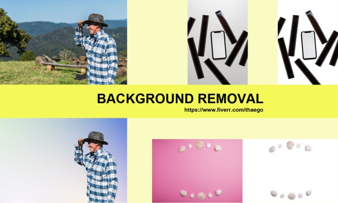 Gig Preview - Remove backgrounds from your images