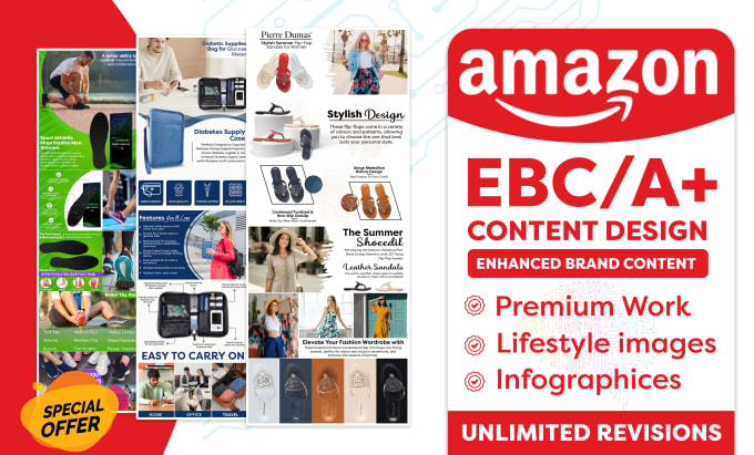 Gig Preview - Do a luxury amazon a plus or amazon ebc design