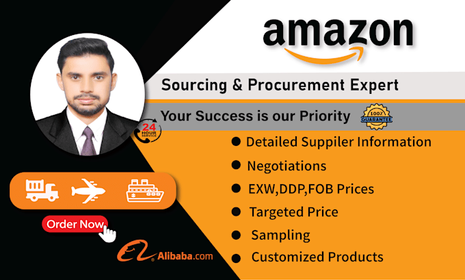 Gig Preview - Be your amazon product sourcing agent from china, alibaba supplier sourcing