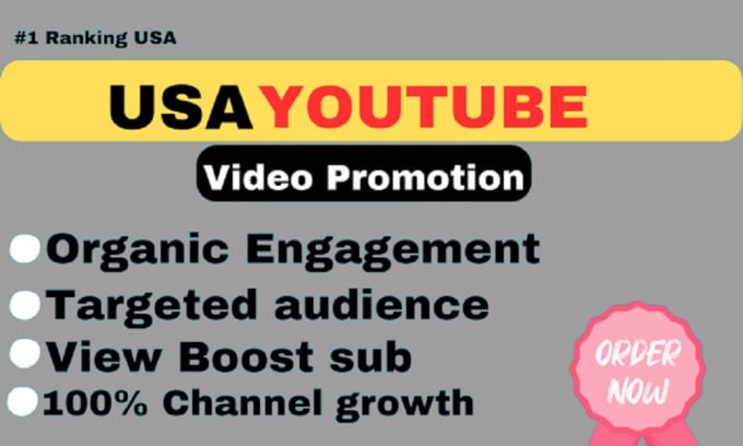 Bestseller - do organic youtube video promotion to targeted audience to increase video views