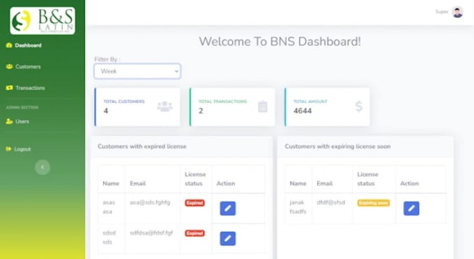 Gig Preview - Make a web application or saas frontend, backend, database