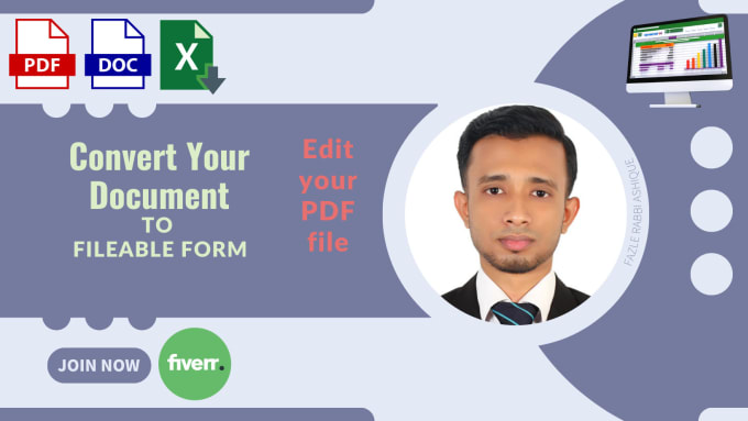 Gig Preview - Convert the PDF into word, excel, and powerpoint formats