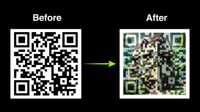 Gig Preview - Create an artistic qr code for your links