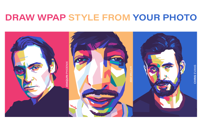 Gig Preview - Draw amazing wpap pop art portrait