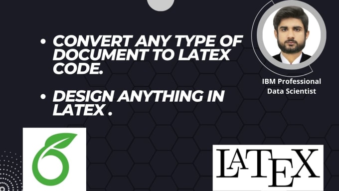 Gig Preview - Create a latex design for your document using overleaf