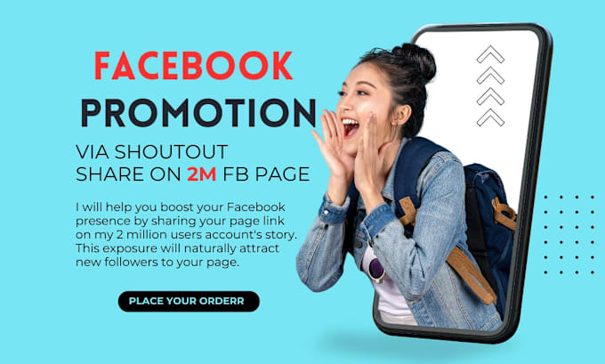 Gig Preview - Promote your facebook page to a genuine audience of 2 million users