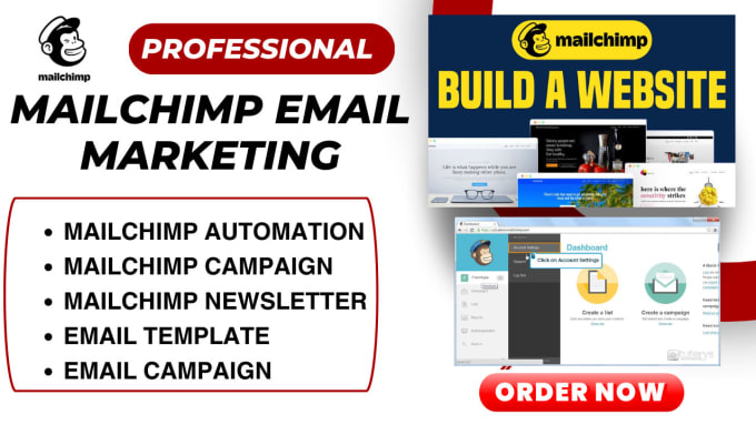 Gig Preview - Setup wordpress mailchimp email marketing automation, campaign and template