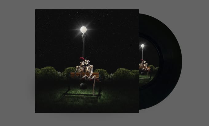 Gig Preview - Design music retro chill vintage album cover single artwork