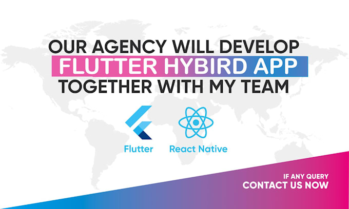 Gig Preview - Our agency will develop flutter web and hybird app in 7 days only