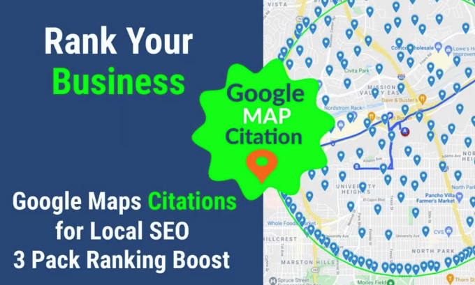 Gig Preview - Do text bright local citations for google 3 pack