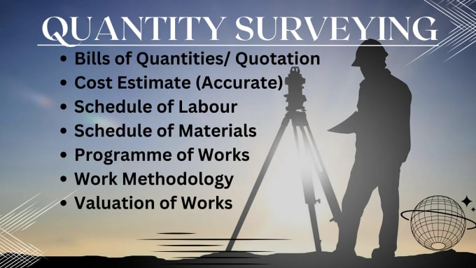 Gig Preview - Do quantity survey gigs cost estimation and material takeoff