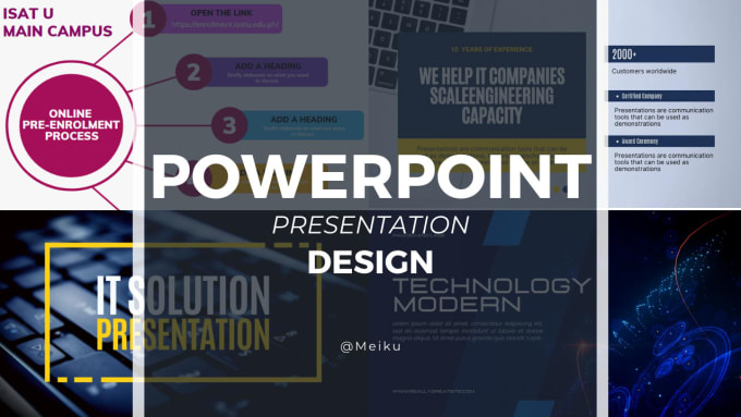 Gig Preview - Design powerpoint presentation and google slides