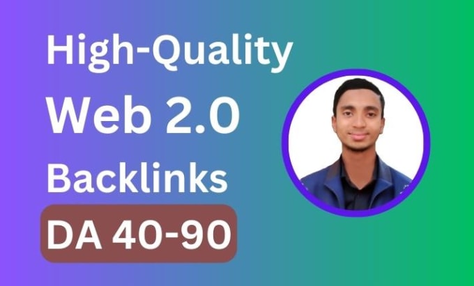 Gig Preview - Do web 2 0 backlinks from high authority sites for SEO rank