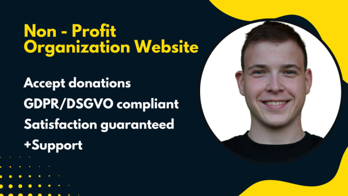 Gig Preview - Build a compelling website for your non profit organization