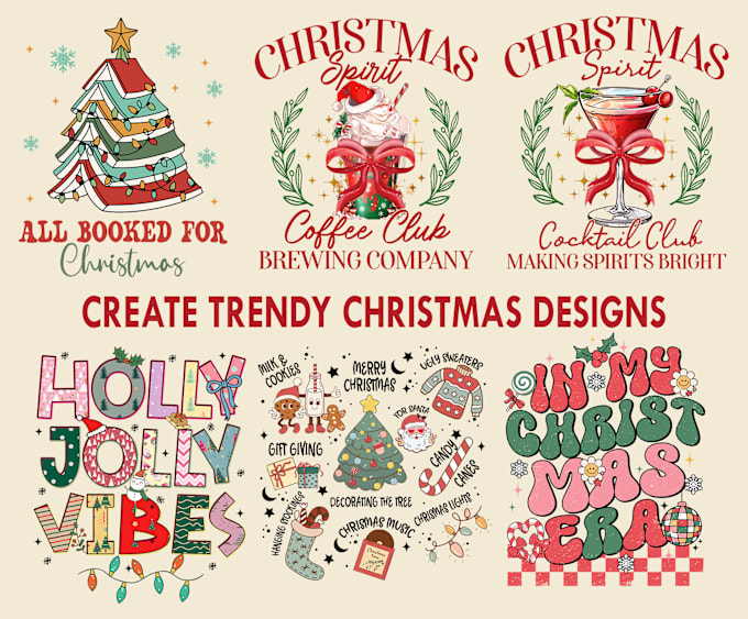 Gig Preview - Create christmas, new year designs