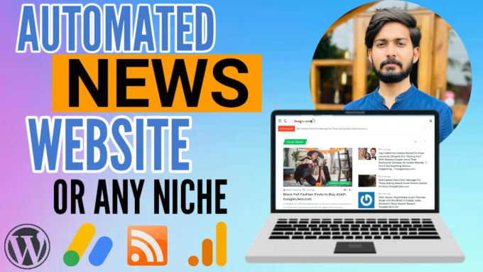 Gig Preview - Automated news website or any niche auto blog RSS aggregator