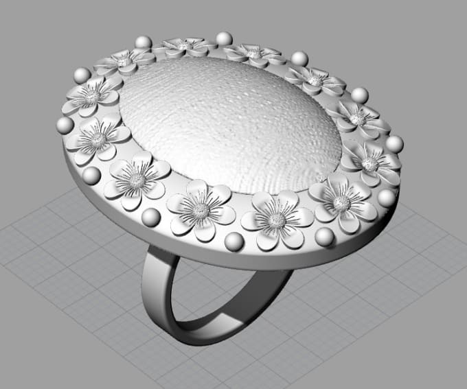 Gig Preview - Create a  3d graziella ring ready for 3d printing