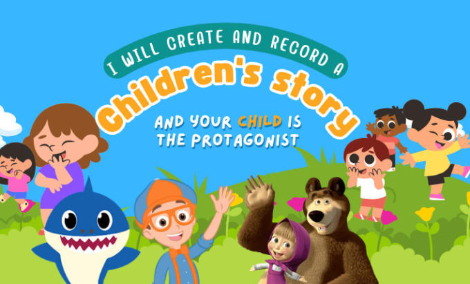 Gig Preview - Record a childrens story and your child is the protagonist