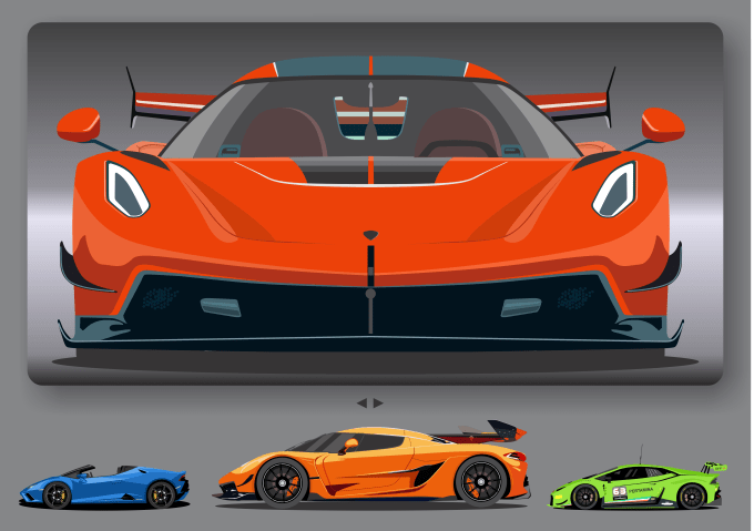 Gig Preview - Make amazing vector illustrations of cars and transportation